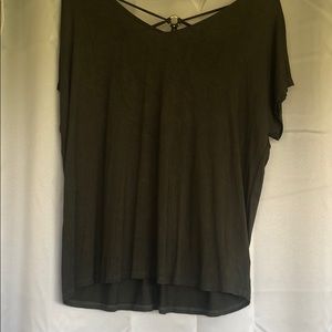 Papermoon green top with back detail